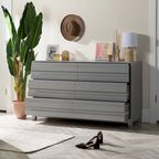 Commode contemporaine Middlebrook en bois massif à 6 tiroirs