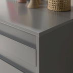 Commode contemporaine Middlebrook en bois massif à 6 tiroirs