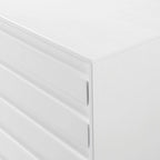 Commode contemporaine Middlebrook en bois massif à 6 tiroirs