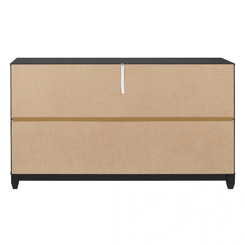 Commode contemporaine Middlebrook en bois massif à 6 tiroirs