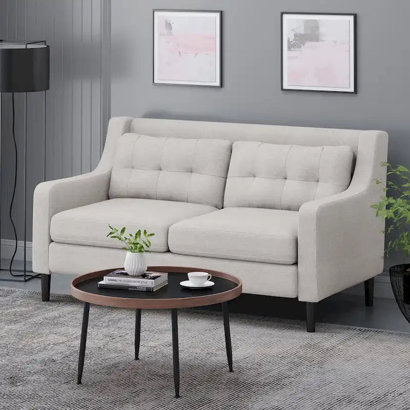 Galene Contemporary Fabric Loveseat by Christopher Knight Home - 58.00  W x 33.50  L x 34.50  H