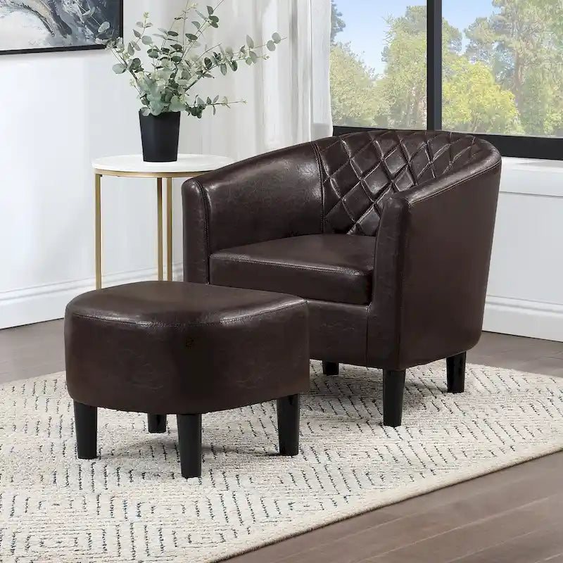 Fauteuil d'appoint Roosevelt avec repose-pieds Take a Seat de Convenience Concepts