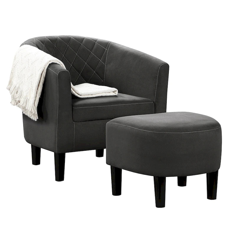 Fauteuil d'appoint Roosevelt avec repose-pieds Take a Seat de Convenience Concepts