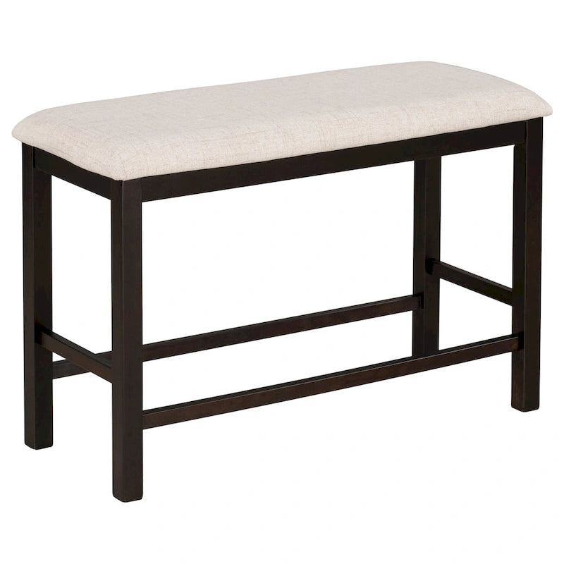 Ensemble de salle à manger Nestfair 6 pièces avec table haute, chaises et banc