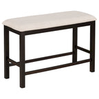 Ensemble de salle à manger Nestfair 6 pièces avec table haute, chaises et banc