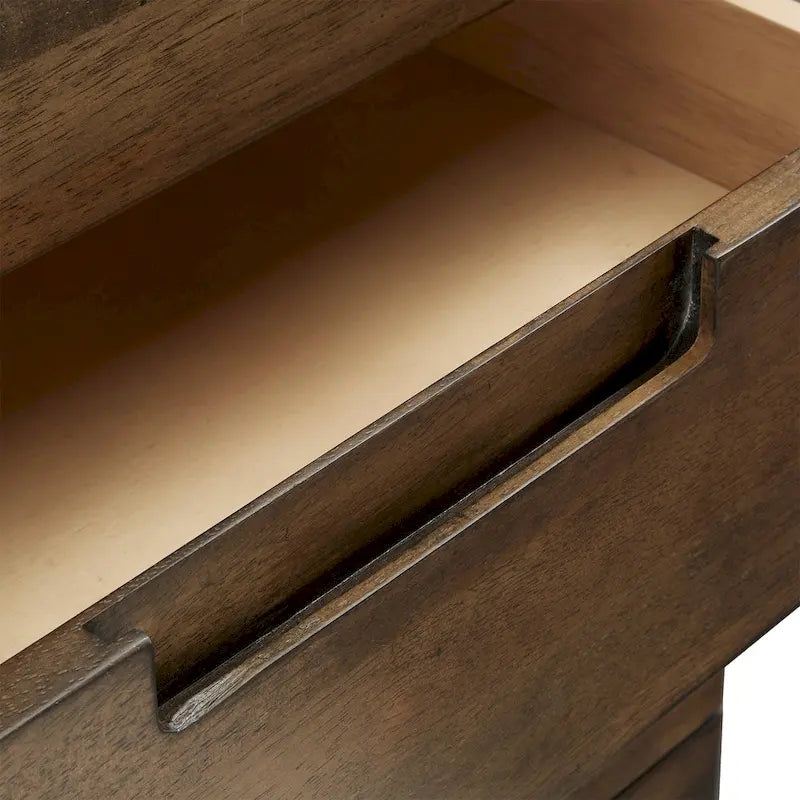 Commode Atlas en noyer persan à 5 tiroirs de la collection iNSPIRE Q Classic