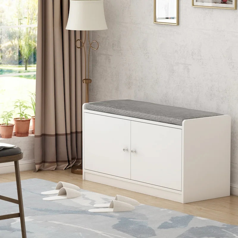 Armoires de rangement pour change de chaussures d'entrée Timechee avec coussin