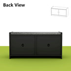 Armoires de rangement pour change de chaussures d'entrée Timechee avec coussin