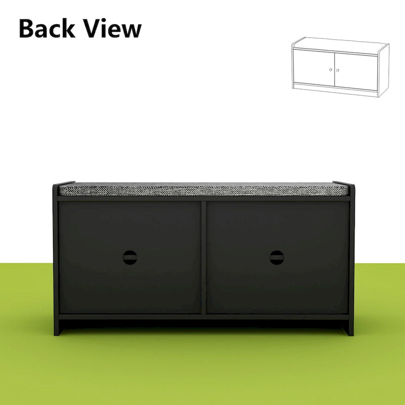 Armoires de rangement pour change de chaussures d'entrée Timechee avec coussin