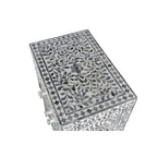 Meuble d'appoint Steve Silver Firoz incrusté d'os