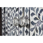 Meuble d'appoint Steve Silver Firoz incrusté d'os