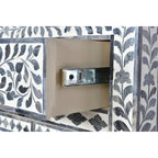 Meuble d'appoint Steve Silver Firoz incrusté d'os