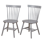 Chaises de salle à manger Simple Living Venice en bois massif à fuseaux (lot de 2)