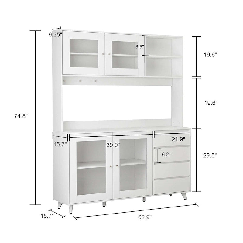 Buffet, armoire à vin, armoire à thé, placard de cuisine, vaisseliers
