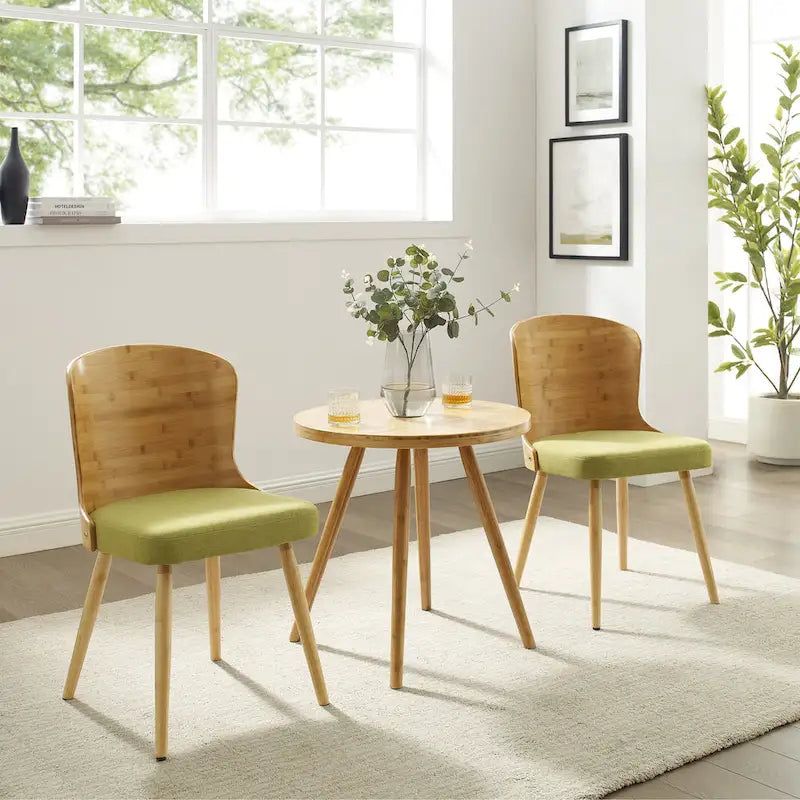 Chaises de salle à manger Corvus Calvados style moderne du milieu du siècle (lot de 2)