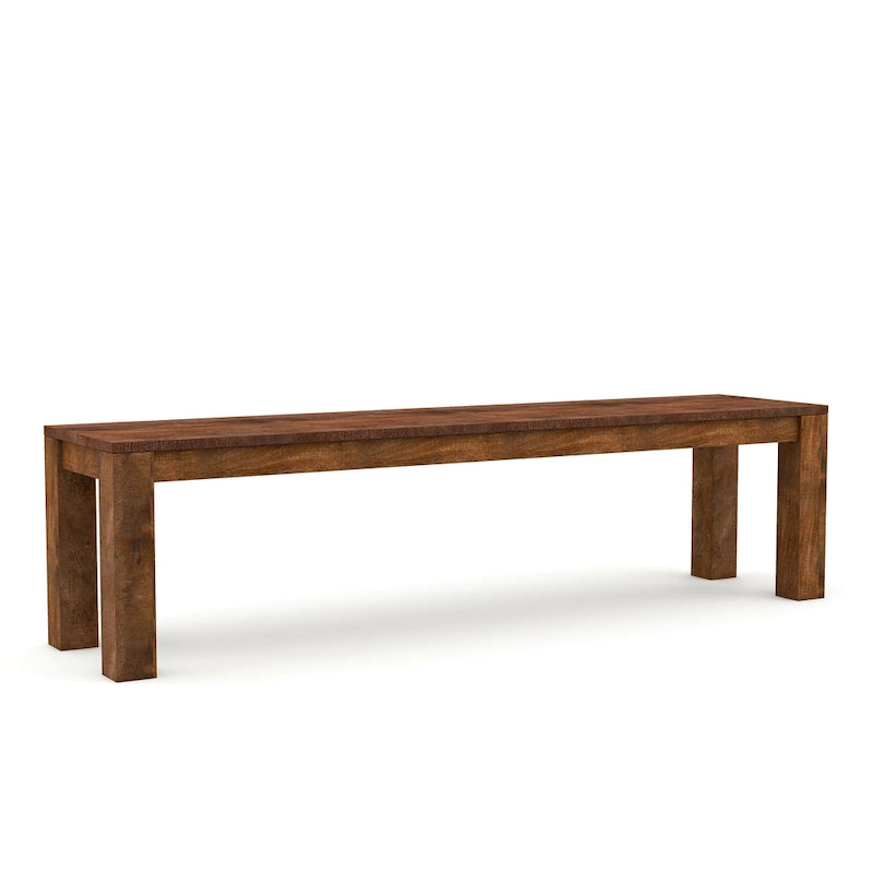 Banc de salle à manger rustique Anaisha en bois de manguier massif de Furniture of America
