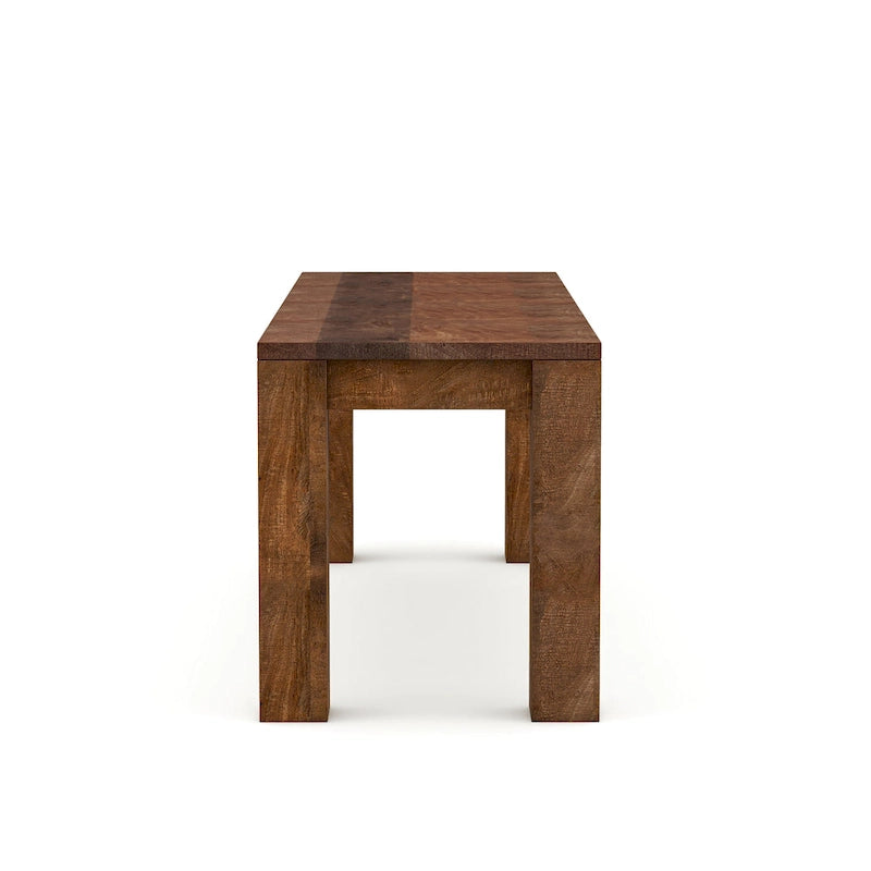 Banc de salle à manger rustique Anaisha en bois de manguier massif de Furniture of America
