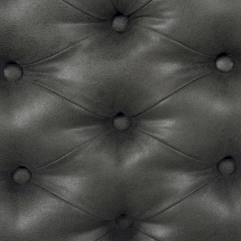 Banc décoratif en similicuir Carbon Loft DeAngelo