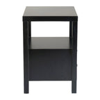 Table d'appoint de rangement en bois d'acacia massif peint par East at Main