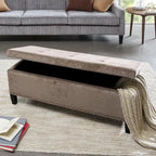 Madison Park Shandra II Tufted Top Soft Close Storage Bench