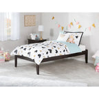 Concord Twin XL Platform Bed in Espresso