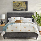 Lit rembourré Lifestorey Raquel Channel Back Queen