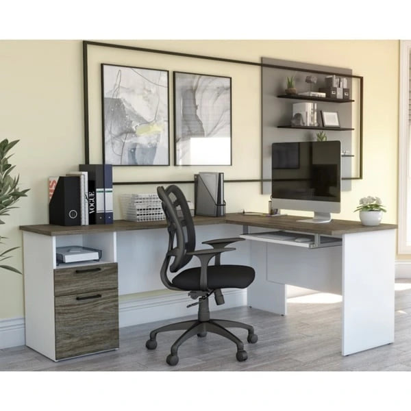 Bestar Norma L-shaped Desk