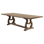 Ensemble de salle à manger 9 pièces Fremont Barley Brown et Cream avec rallonge amovible