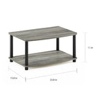 Meuble TV surélevé à 2 niveaux Porch &amp; Den St. Marks