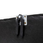 Canapé d'angle modulaire contemporain, fauteuil gauche avec accoudoir