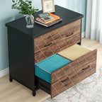 Classeur à deux tiroirs, classeur latéral, classeur de bureau