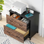 Classeur à deux tiroirs, classeur latéral, classeur de bureau