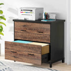 Classeur à deux tiroirs, classeur latéral, classeur de bureau