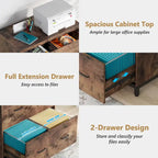 Classeur à deux tiroirs, classeur latéral, classeur de bureau