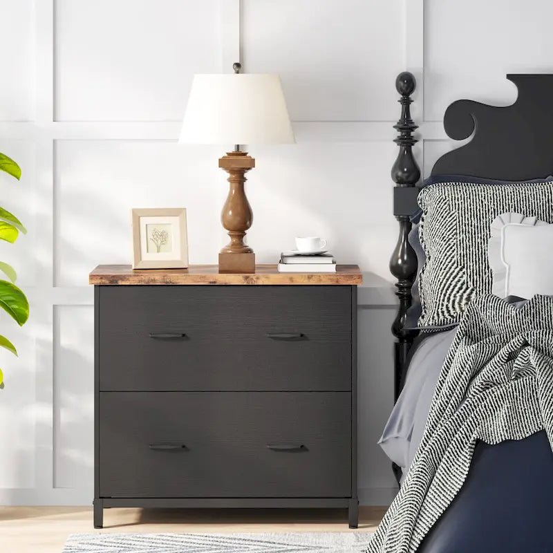 Classeur à deux tiroirs, classeur latéral, classeur de bureau