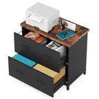 Classeur à deux tiroirs, classeur latéral, classeur de bureau