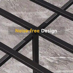 Cadre de matelas en métal robuste de 35,5 cm de haut pour lit double