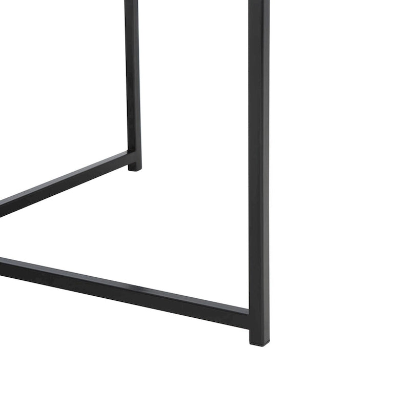 Table basse en marbre Alverda de SAFAVIEH - 35 cm L x 35 cm P x 19 cm H