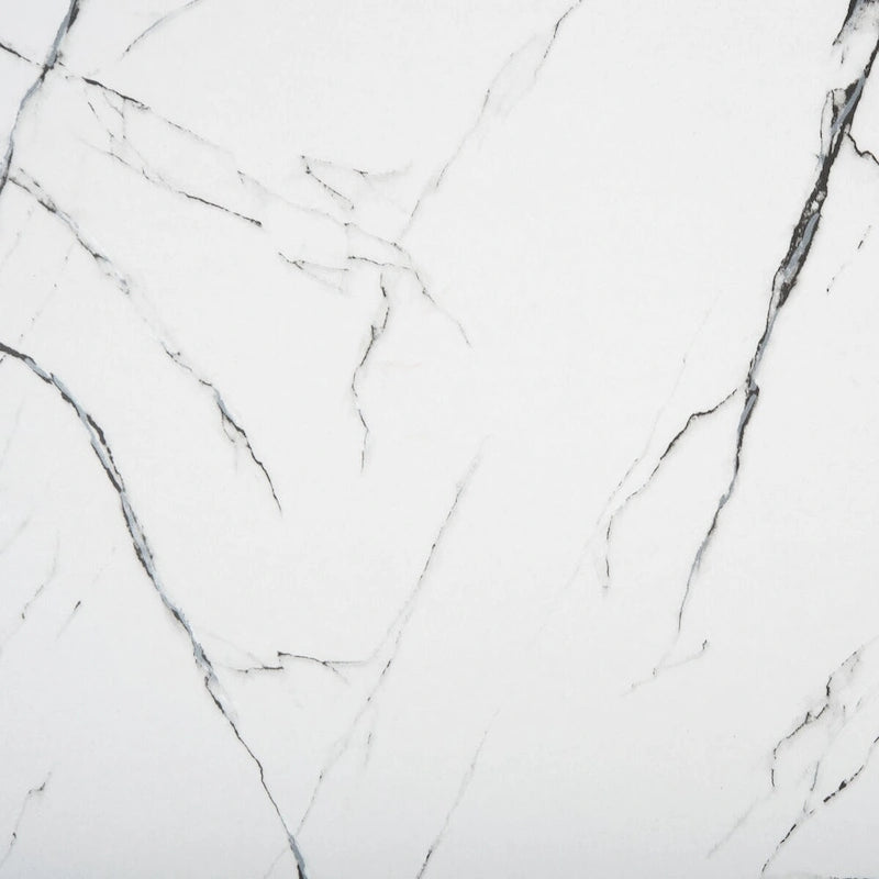 Table basse en marbre Alverda de SAFAVIEH - 35 cm L x 35 cm P x 19 cm H