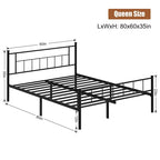 Cadre de lit Futzca avec tête et pied de lit