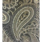 Fauteuil d'appoint Capernicus beige à motif cachemire