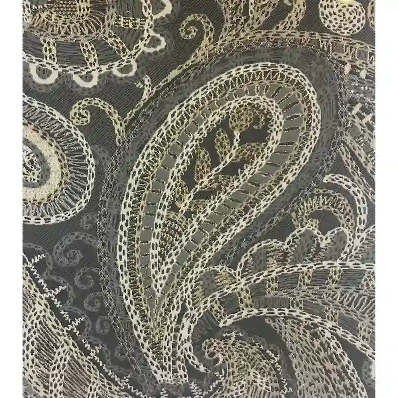 Fauteuil d'appoint Capernicus beige à motif cachemire