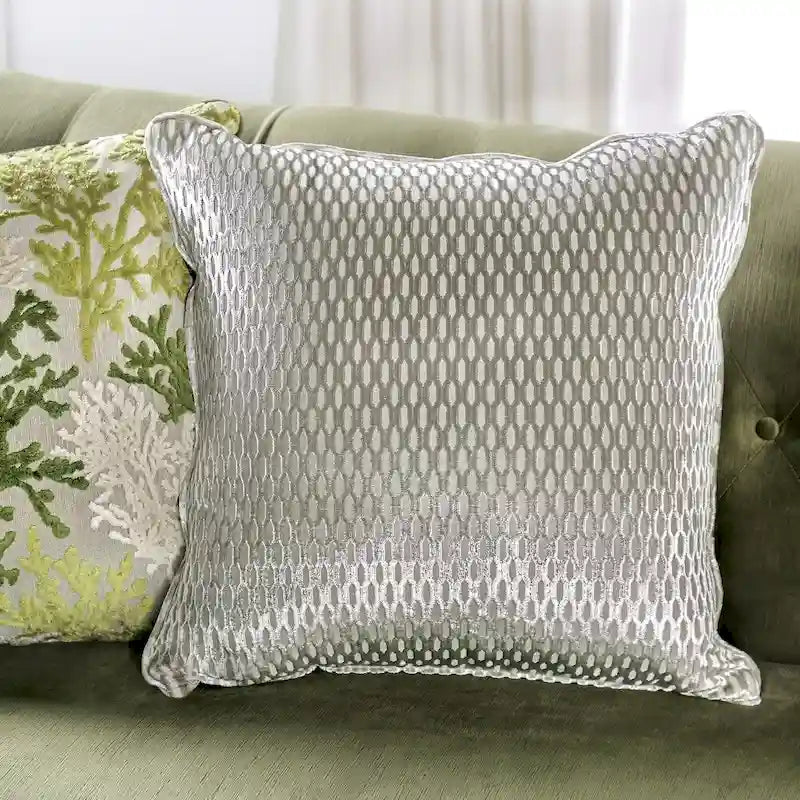 Canapé deux places rembourré en bois massif vert transitionnel Olie de Furniture of America