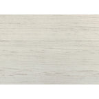 Table basse Rome 122 cm, rectangulaire, 2 tiroirs, blanc, marron, bois massif