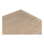 Table de salle à manger moderne Tina d'Aurelle Home en bois d'acacia massif