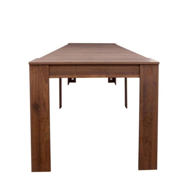 Table console rectangulaire extensible et multifonctionnelle pour 4 à 8 personnes