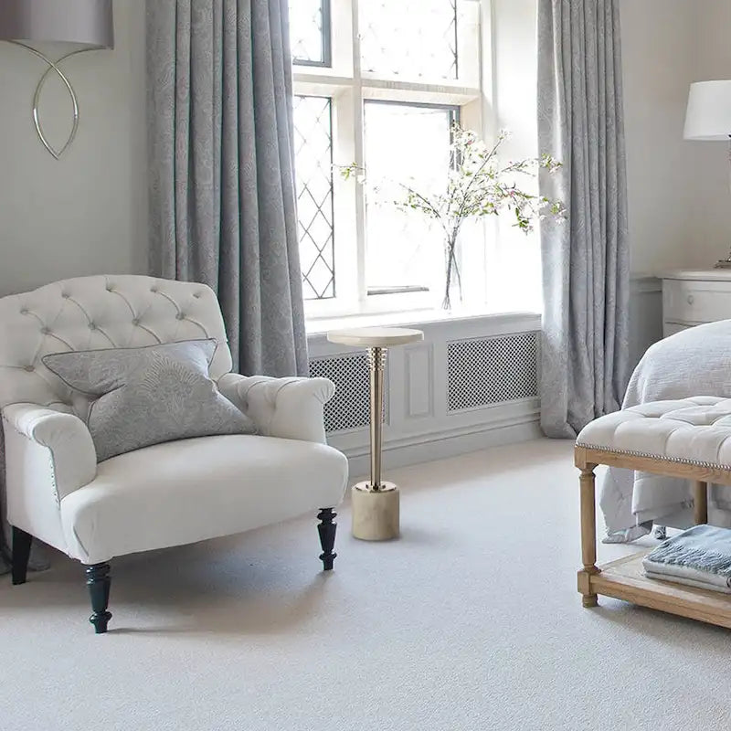 Table d'appoint ronde contemporaine en marbre sur pied