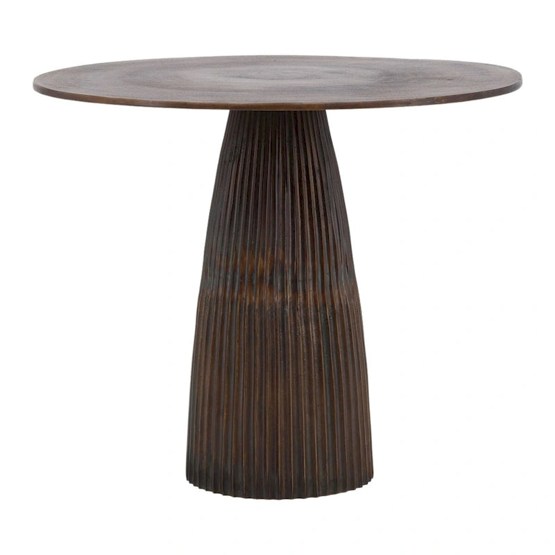Abbey Aluminum Bistro Table, Bronze