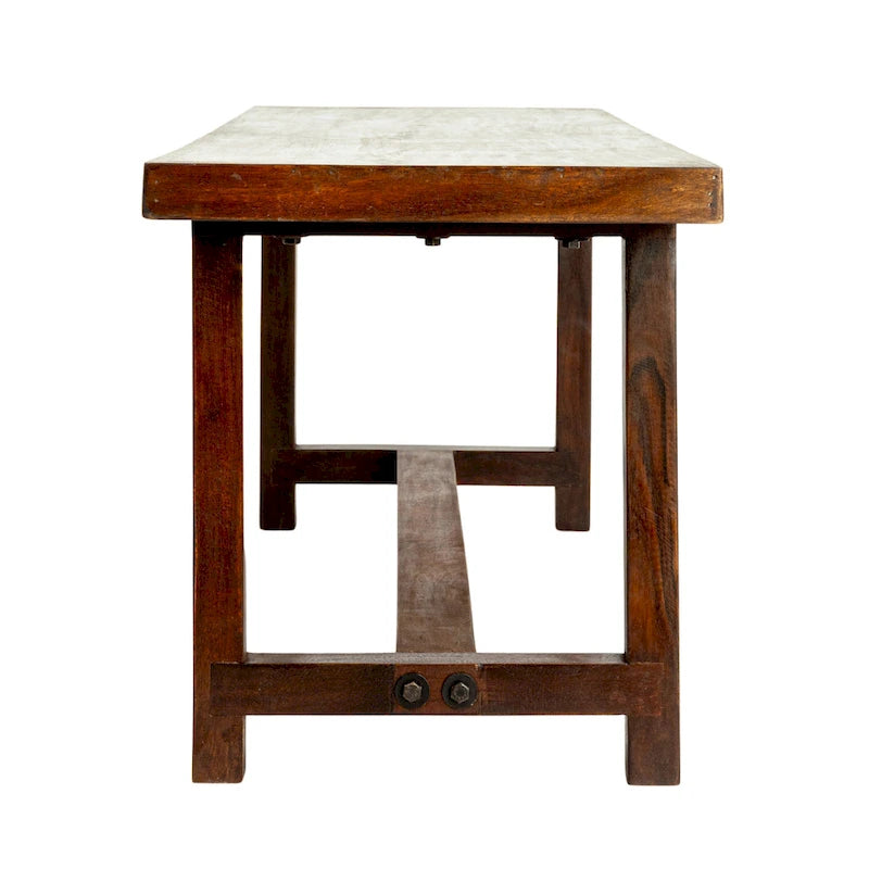 Banc élégant en acacia