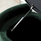 Pouf de rangement rembourré en tissu pour entrée